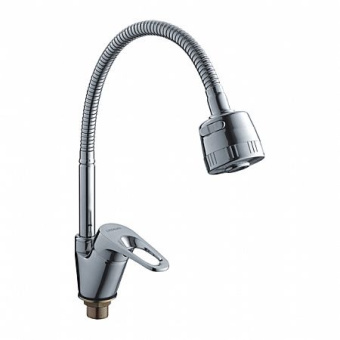 смеситель кухня LEDEMЕ картридж д.35мм с гибким изливом боковой L4313