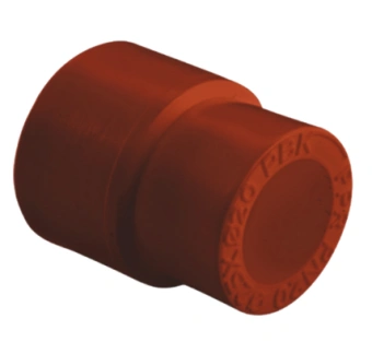 Муфта ПП переходная D315-250 AntiFire (красный)