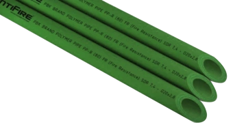 Труба PP-R FR FireResistant SDR 7.4 D75 L4м AntiFire(зеленый)