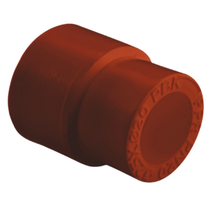 Муфта ПП переходная D315-250 AntiFire (красный)