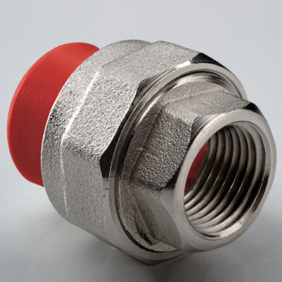 Муфта комбинир. раз. растр. ПП D50-1 1/2'ВР AntiFire(красный)