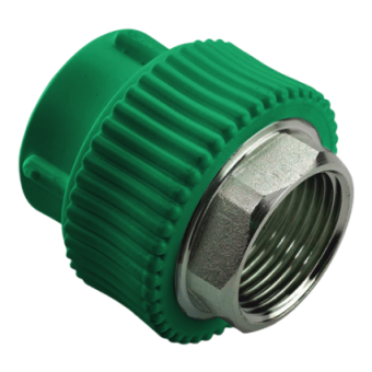 Муфта комбинир. ПП под ключ D40-1 1/4'НР AntiFire(зеленый)