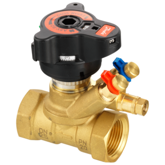 Клапан запорно-измерительный ASV-BD с изм/нип Ду 15 Ру25 ручной ВР/ВР Danfoss 003Z4041