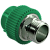 Муфта комбинир. ПП под ключ D50-2'НР AntiFire (зеленый)