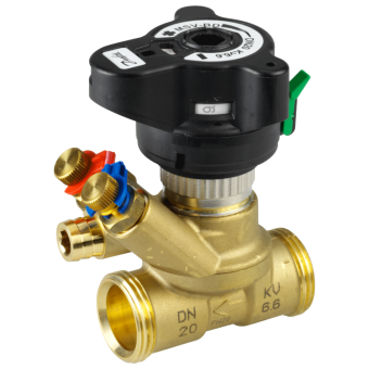Клапан запорно-измерительный ASV-BD с изм/нип Ду 50 Ру25 ручной НР/НР Danfoss 003Z4046