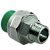 Муфта комбинир. раз. растр. ПП D40-1 1/4'НР AntiFire(зеленый)