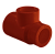 Тройник ПП переходный D50х40х50 AntiFire(красный)