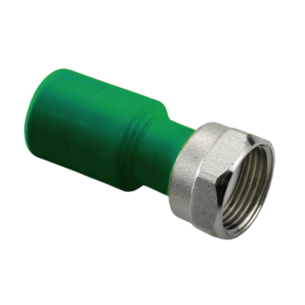 Муфта ПП с накидной гайкой D40-1 1/4' AntiFire(зеленый)