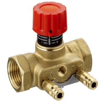 Клапан запорно-измерительный ASV-I с изм/нип Ду 15 Ру16 ручной ВР/ВР Danfoss 003L7641